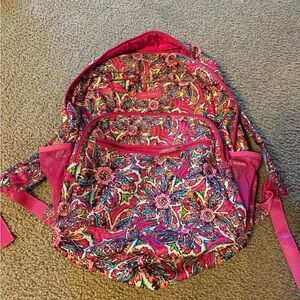 Vera Bradley Lighten Up Hot Pink design backpack